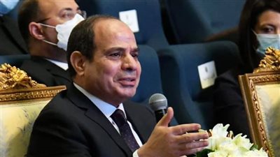 من أسيوط.. السيسي: نسعى للاستفادة من كل قطرة مياه.. لا بطاقة تموين لأكثر من فردين.. هكون راضي لما دخل المواطن يصل 10 آلاف جنيه شهريا.. ويحذر من البناء على الأراضي الزراعية