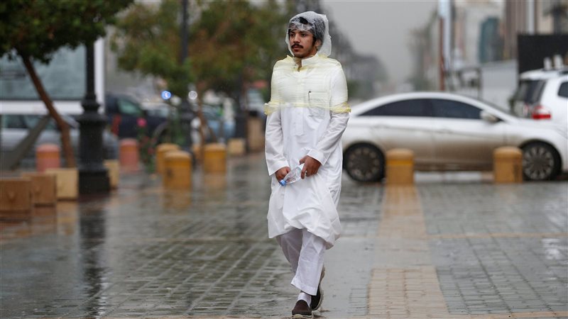 أمطار غزيرة في السعودية