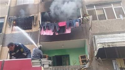 قاطنو شقة محترقة بالمرج: لا نعلم مصدر النيران