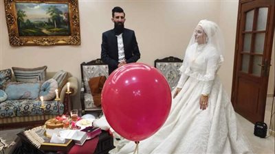 بسبب قيود كورونا.. زواج أردني «افتراضي» يثير الإعجاب