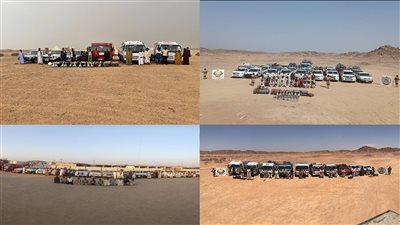 قوات حرس الحدود تكثف جهودها خلال الشهر الماضي على كافة الإتجاهات الإستراتيجية للدولة