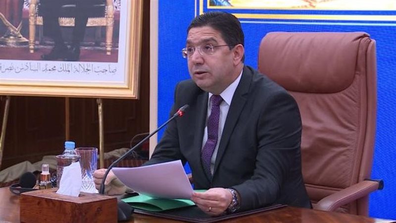  وزير الخارجية المغربية،
