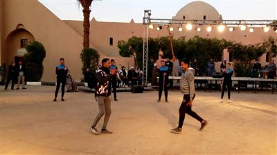 فنون ملوى الشعبية تشارك بمهرجان التحطيب بالأقصر | صور