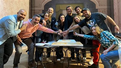 بروفات تحضيرية لمسرحية 