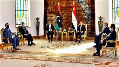  الرئاسة في أسبوع.. السيسي يؤكد دعم مصر الكامل لكل ما من شأنه أن يحقق المصلحة العليا للشقيقة ليبيا ويفعل الإرادة الحرة لشعبها ويحافظ على وحدة وسيادة أراضيها.. توافق وجهات النظر والمواقف مع البحرين