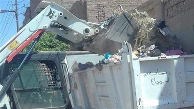 رفع ١٢٠ طن قمامة خلال حملة بوادي النطرون في البحيرة