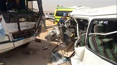 إصابة 12 شخصا في حادث تصادم بالإسماعيلية