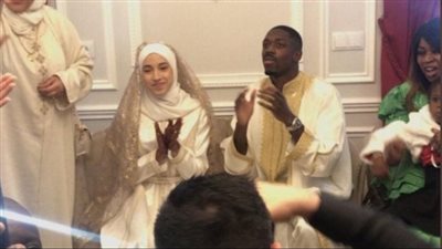 حفل زفاف عثمان ديمبلي جناح برشلونة على فتاة مغربية | فيديو وصور