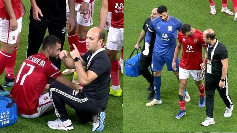 لحظة إصابة عمرو السولية