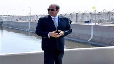 السيسي يفتتح مشروعات فى مجالات الصناعة والنقل والطرق والكبارى بالصعيد