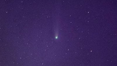 صورة مذنب ليونارد من مرصد القطامية الفلكى