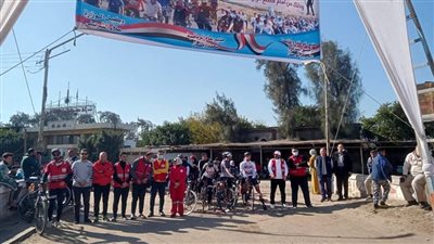 انطلاق ماراثون الدراجات بحضور وكيل وزارة الشباب بالدقهلية 
