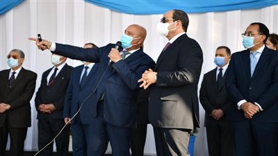 9 صور ترصد افتتاح وتفقد السيسي مشروعات قومية بقنا