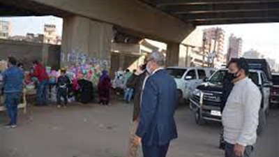 تحرير 15 محضر إشغال طريق عام بالقليوبية