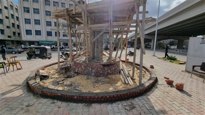 الجيزة تحول ميدان الحسينية لرقعة خضراء | فيديو