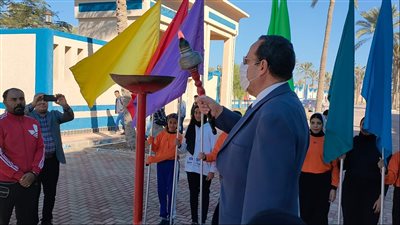 محافظ شمال سيناء يوقد شعلة تصفيات أوليمبياد المحافظات الحدودية