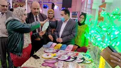 افتتاح معرض أندية الفتاة والمرأة بزفتى في الغربية|صور
