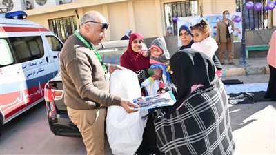 بدء فعاليات قافلة جامعة المنصورة 