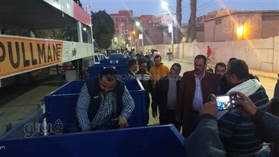 تسليم 10 تروسيكلات لجمع القمامة المنزلية بمركز ببا في بني سويف | صور