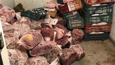 ضبط نصف طن لحوم مجهولة المصدر وتحرير 218 محضر بالمنوفية