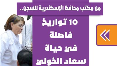 من مكتب محافظ الإسكندرية للسجن.. 10 تواريخ فاصلة في حياة سعاد الخولي | فيديوجراف