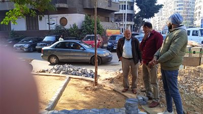 حي جنوب الحيزة يستجيب لـ «فيتو» ويستكمل تبليط الشوارع