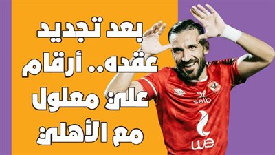 بعد تجديد عقده.. أرقام علي معلول مع الأهلي | انفوجراف