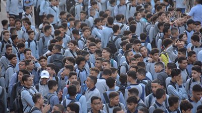 بعلم مصر، انطلاق طابور الصباح بمدرسة السعيدية (فيديو وصور)