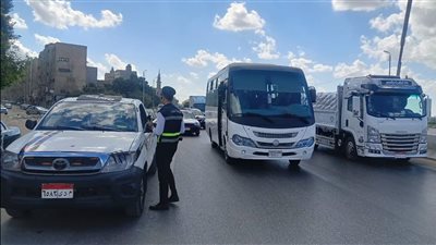 حملة مرورية للكشف عن تعاطي المخدرات بدائري المنصورة