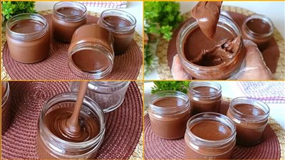 طريقة عمل النوتيلا في البيت، بالكاكاو وبدون بندق