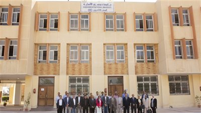 رئيس جامعة دمنهور يستقبل لجنة الأعلى للجامعات الأهلية لمتابعة جاهزية الجامعة 