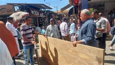 استمرار حملات إزالة الإشغالات في الشرقية