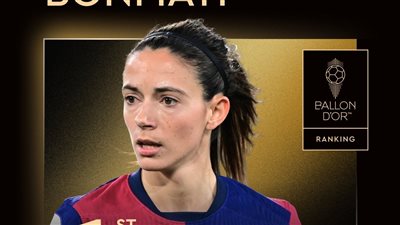 أيتانا بونماتي تحصد الكرة الذهبية 2025 لأفضل لاعبة في العالم 