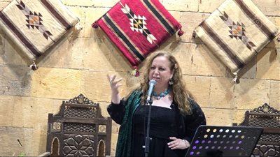 ميرفت الجسري تحيي أمسية موسيقية في حب سيد حجاب ببيت السناري (فيديو)