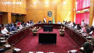 نائب محافظ الإسماعيلية يناقش استعدادات اليوبيل الفضي لمهرجان الفنون الشعبية