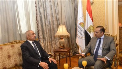 وزير الشئون النيابية يبحث مع رئيس الأكاديمية العربية للعلوم والتكنولوجيا سبل التعاون المشترك