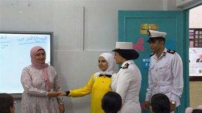 بمناسبة بدء العام الدراسي الجديد، وزارة الداخلية تصطحب أبناء الشهداء إلى مدارسهم