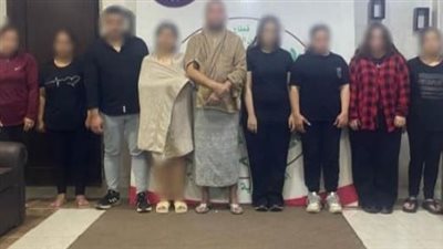 ضبط أجنبي و7 سيدات داخل نادٍ صحي لممارسة الأعمال المنافية للآداب بالتجمع 