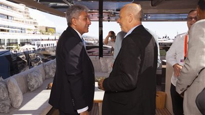 وزير السياحة يفتتح الجناح المصري في معرض موناكو الدولي لليخوت