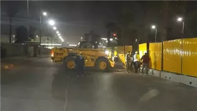 بدء غلق امتداد محور 26 يوليو أمام جامعة مصر لرفع كوبري مشاة بمحطة المونوريل 