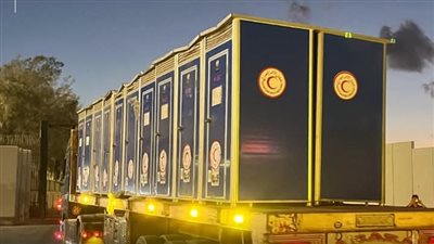 تحمل 3400 طن مساعدات، الهلال الأحمر يطلق قافلة «زاد العزة» الـ 42 إلى غزة