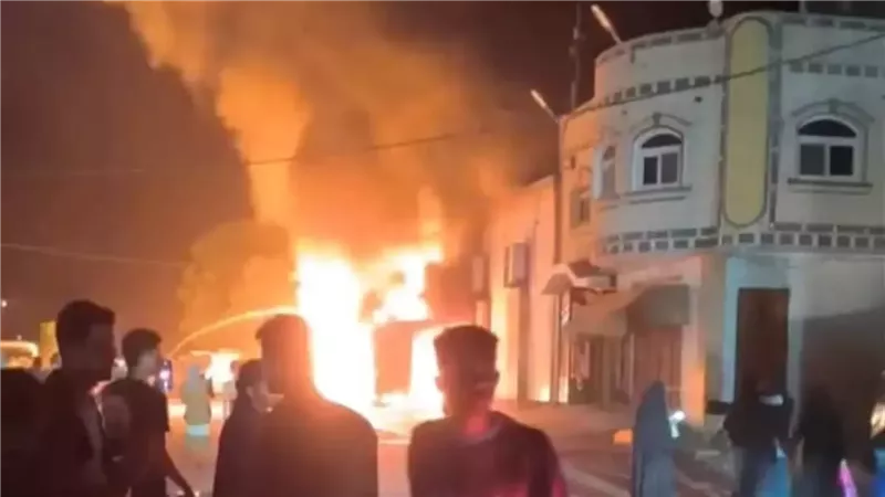 صور من الحريق 