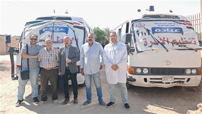 قافلة طبية تقدم 3345 خدمة مجانية لأهالي قرية العلالمة ببني سويف