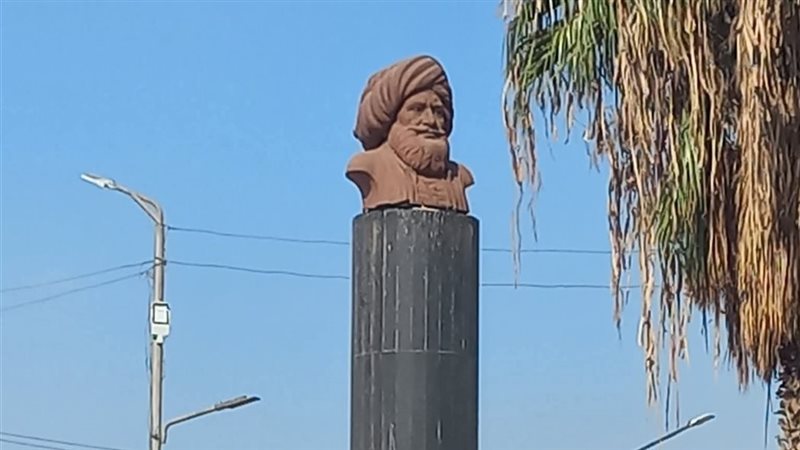 تشويه تمثال محمد