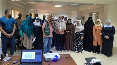 تدريب تمريض مستشفيات الوادي الجديد على معايير السلامة والرعاية 