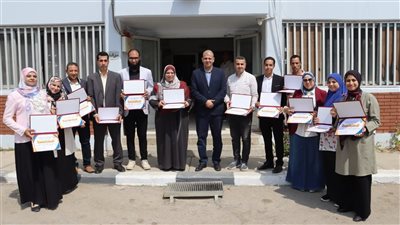 تكريم العاملين بقطاع الجودة في شركة مياه الفيوم لحصولهم علي المركز الأول 