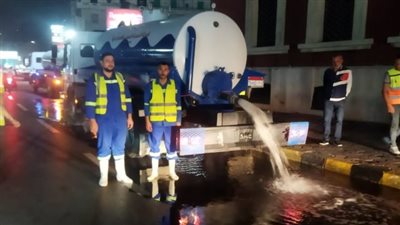 تطبيق نموذج المحاكاة في شوارع وأنفاق وسط الإسكندرية استعدادا لموسم الشتاء (صور)