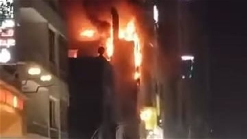 حريق بشقة سكنية بالقليوبية،فيتو