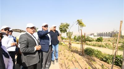 وزير الإسكان يعقد اجتماعا مع الشركات المنفذة بحدائق تلال الفسطاط
