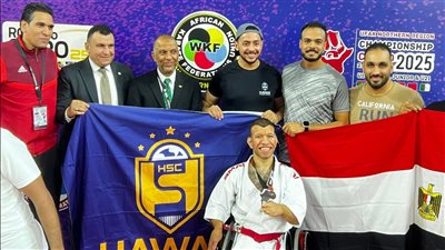 الإرادة أقوى من أي تحدي، تتويج عادل شباب عوض بالبرونزية في بطولة شمال أفريقيا